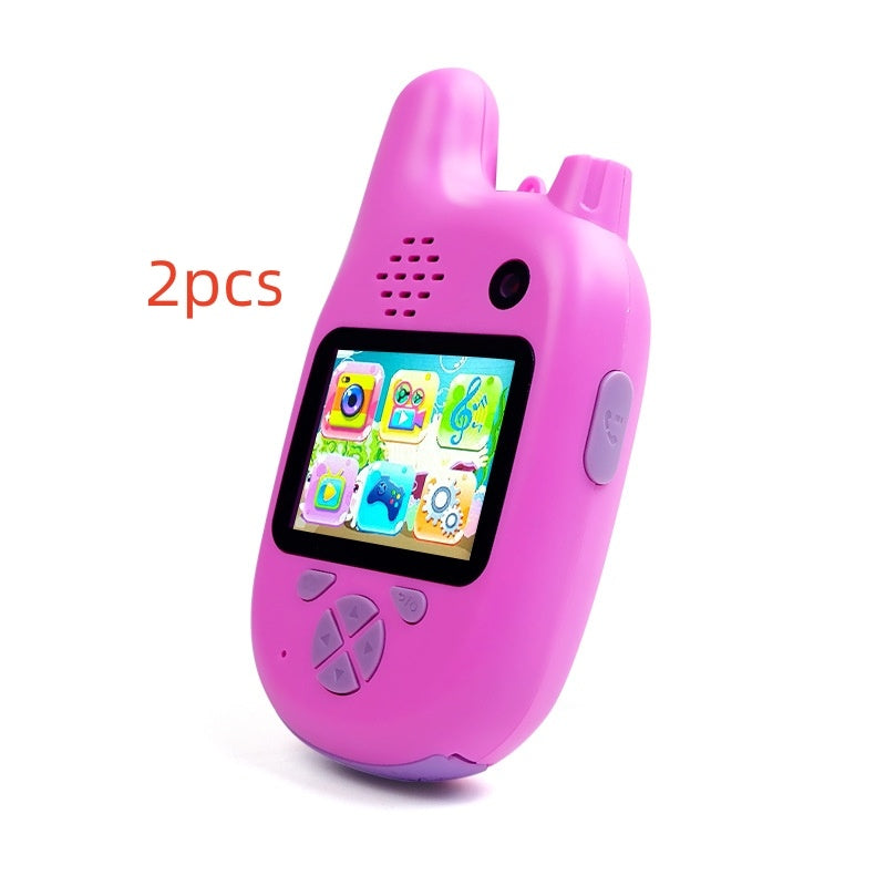 Walkie-Talkie Kids Camera Toys Mini HD Cartoon Cameras