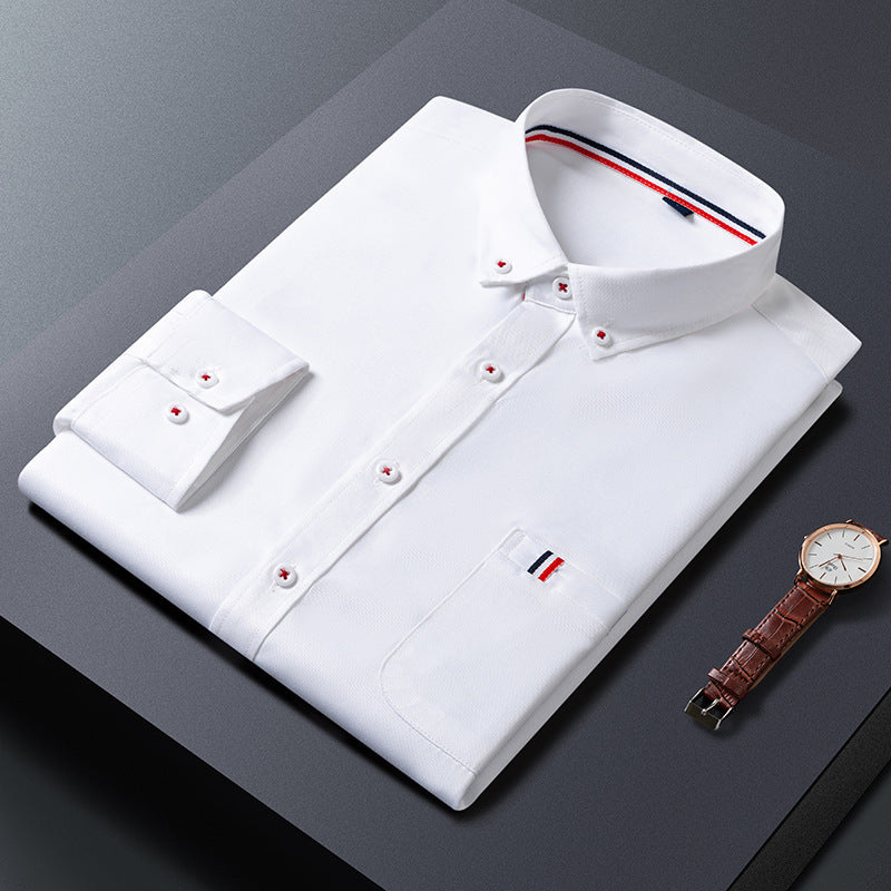 Mens Casual Shirt Fashion Business Dress Shirts Men Clothes