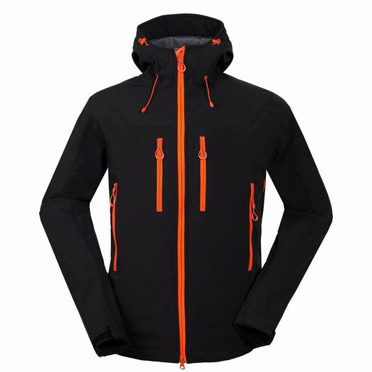 1652 new men outdoor mountaineering camping leisure sports complex soft shell jacket jacket wholesale price sales