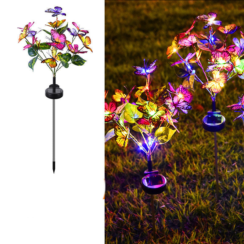 Solar Butterfly Courtyard Light Led